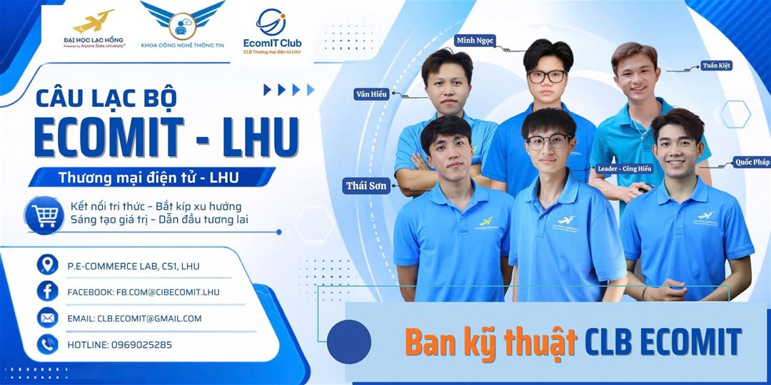 Ban Kỹ thuật CLB Thương mại điện tử LHU ECOMIT